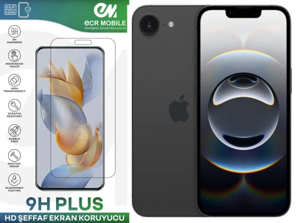 Iphone 16E Ekran Koruyucu Esnek Nano Cam Tam Uyumlu Şeffaf ürün görseli 1