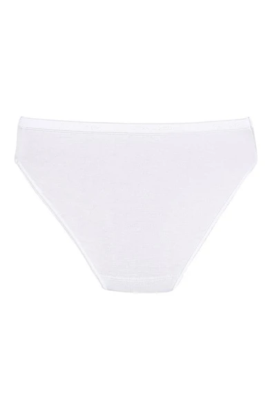 6 Adet Yıldız Bayan Bambu Bikini Külot Beyaz 3955 - Resim 2