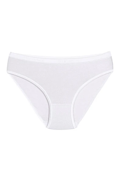 6 Adet Yıldız Bayan Bambu Bikini Külot Beyaz 3955 ürün görseli 1