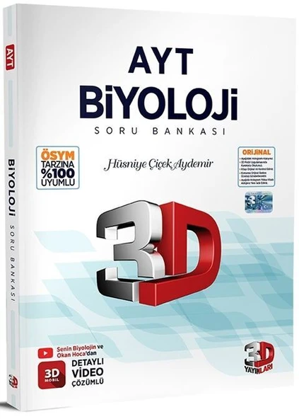 3D Yayınları AYT Biyoloji Soru Bankası ürün görseli 1