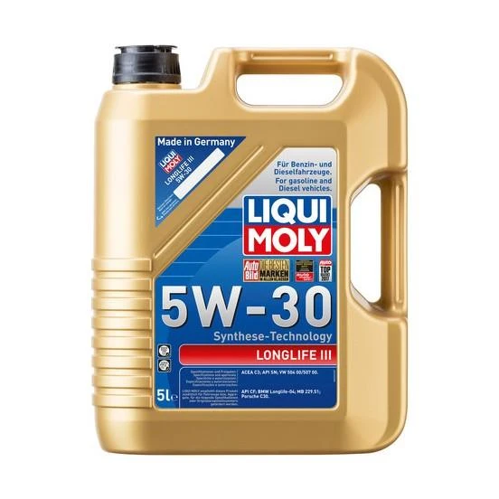 Liqui Moly Longlife 3 5W-30 Motor Yağı 5Lt ürün görseli 1