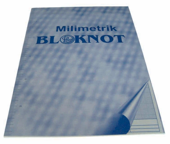 Dilman A4 Milimetrik Bloknot Mavi 40 Yaprak - 2 adet ürün görseli 1