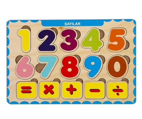 Ca Games Ahşap Puzzle Sayılar ürün görseli 1