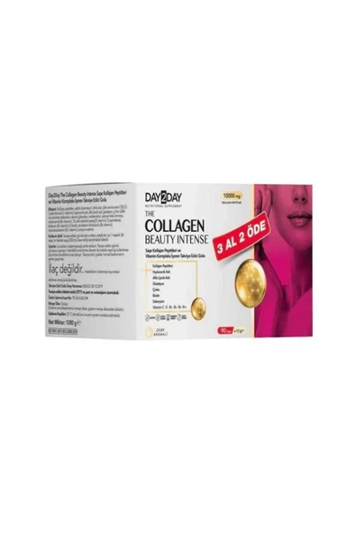 Day2day The Collegen Beauty Çilek Aromalı 10000 Mg 90 Saşe - 3 Al 2 Öde ürün görseli 1