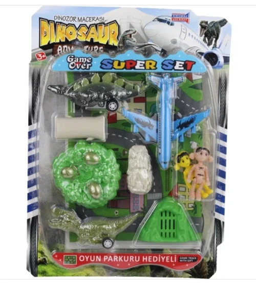 Demir Toys Dinazor Seti Uçaklı ürün görseli 1