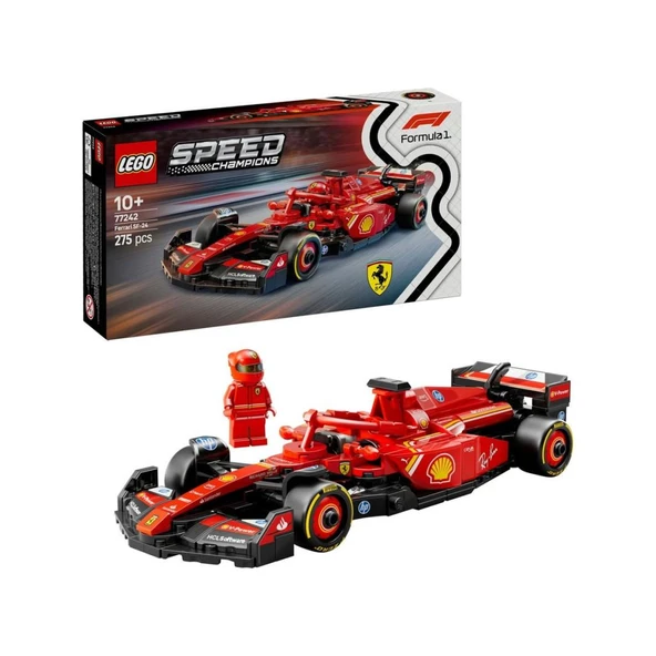 LEGO 77242 Speed Champions Ferrari Sf-24 F1 Yarış Arabası ürün görseli 1
