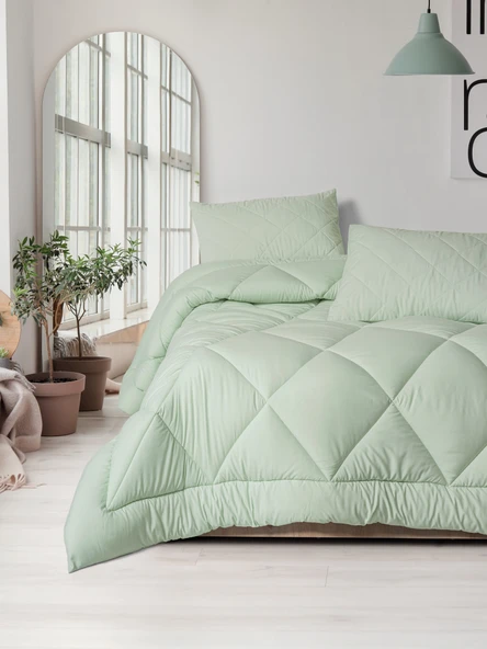 Cotton Box Softwash Tek Kişilik Yorgan Seti Adaçayı ürün görseli 1