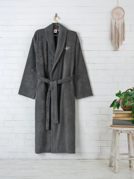 Cotton Box Wellness Bornoz Zen Antrasit L/XL ürün görseli 1