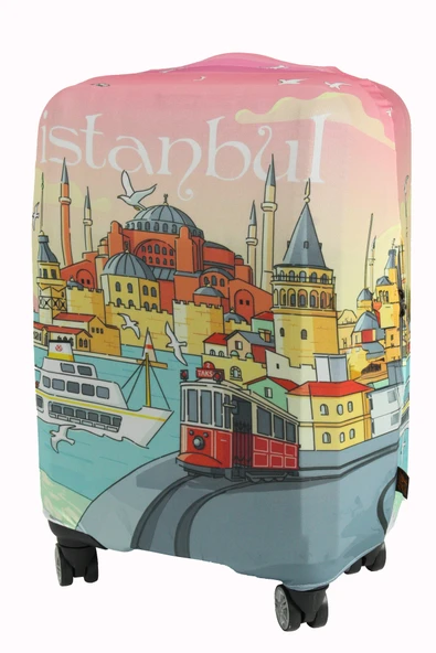 (My#115 İstanbul 1) VALİZ İÇİN KILIF ürün görseli 1