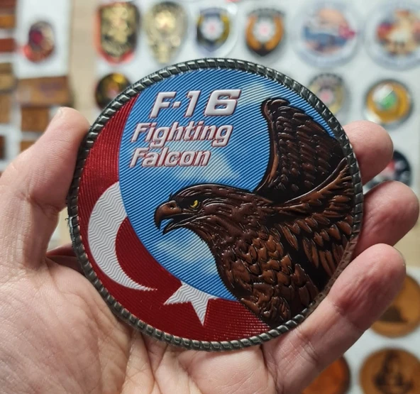 F-16 Figting Falcon PEÇ - Arma - TPU Patch - Resim 2