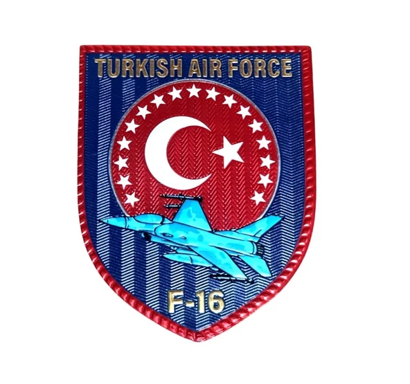 F-16 Turkish Air Force PEÇ - Arma - TPU Patch ürün görseli 1
