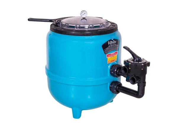 Gemaş FILTRONE LLT Plastik Havuz Kum Filtresi 1200 mm Şeffaf Geniş Kapak 64 m3/h ürün görseli 1