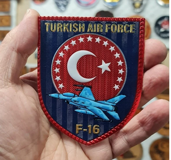 F-16 Turkish Air Force PEÇ - Arma - TPU Patch - Resim 2