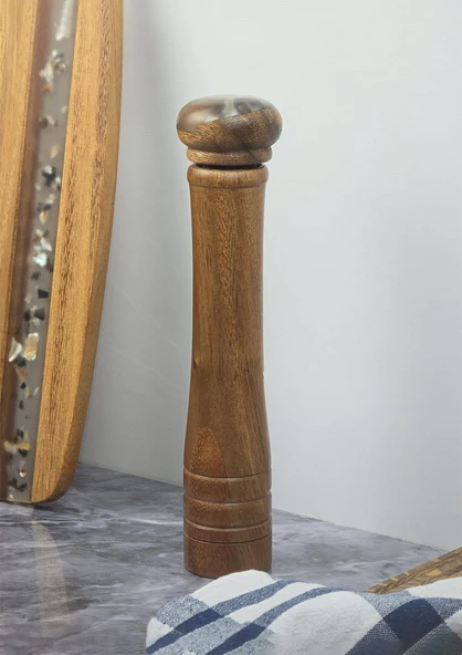 Akasya Baharat Öğütücü - Değirmenli Tuzluk - 25 CM ürün görseli 1