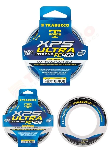 Trabucco T-Force XPS Ultra FC 403 SW 50mt Lider Misina ürün görseli 1