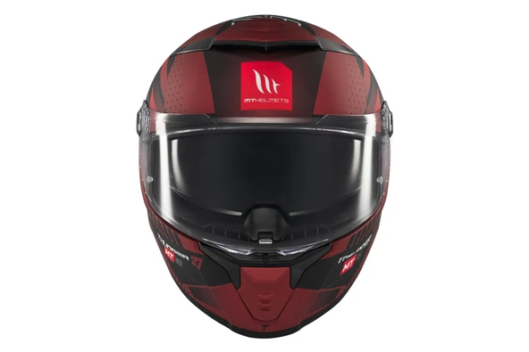 KASK MT THUNDER 4 SV LUMİNENCE D5 MAT KIRMIZI - Resim 3