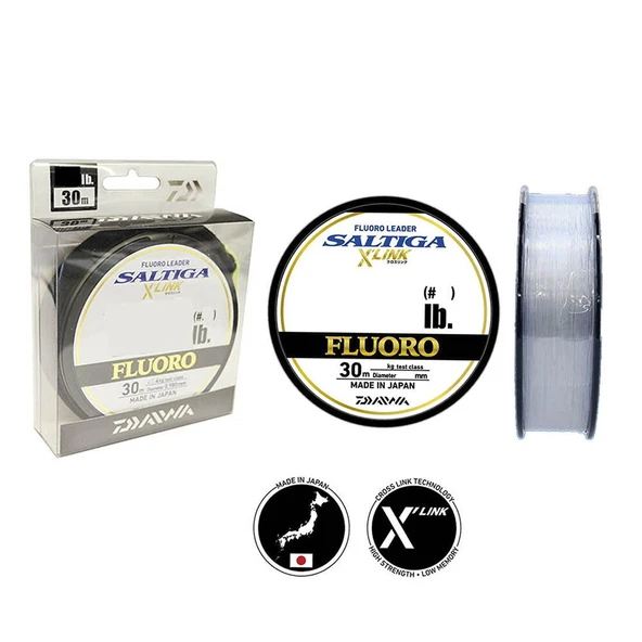 Daiwa Saltiga Xlink Fluorocarbon Leader 0,47mm 30M ürün görseli 1