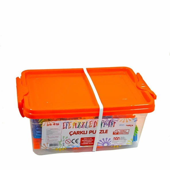 416 Çarklı Puzzle 100 Parça -Efetoys ürün görseli 1
