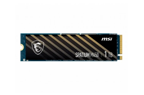 MSI SSD SPATIUM M450 PCIE 4.0 NVME M.2 1TB V1 R:3400 W:2400 ürün görseli 1