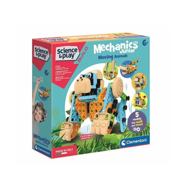 75060TR Mechanics Junior Hareketli Hayvanlar- Mekanik Lab. /BilimveOyun +8 yaş ürün görseli 1