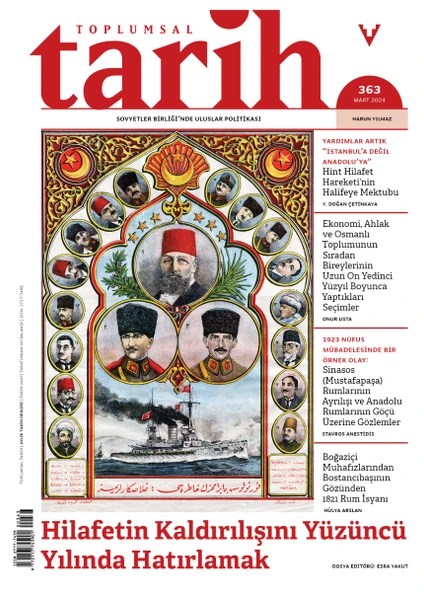 Toplumsal Tarih Dergisi 363 Mart 2024 ürün görseli 1