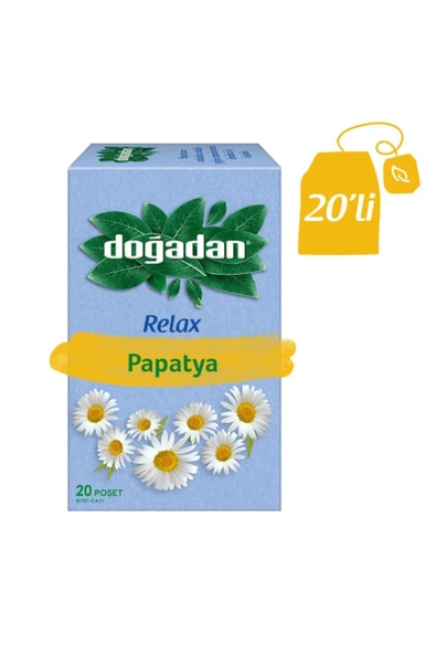 Doğadan Relax Papatya Bitki Çayı 20'li 3 Adet ürün görseli 1