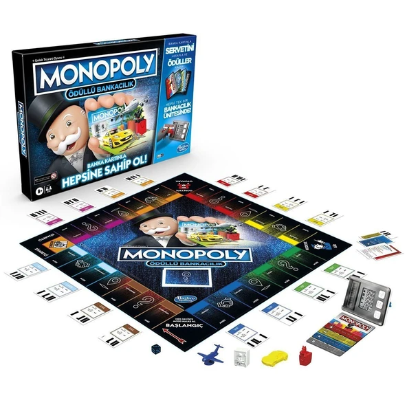 E8978 Hasbro Gaming - Monopoly Ödüllü Bankacılık +8 yaş ürün görseli 1