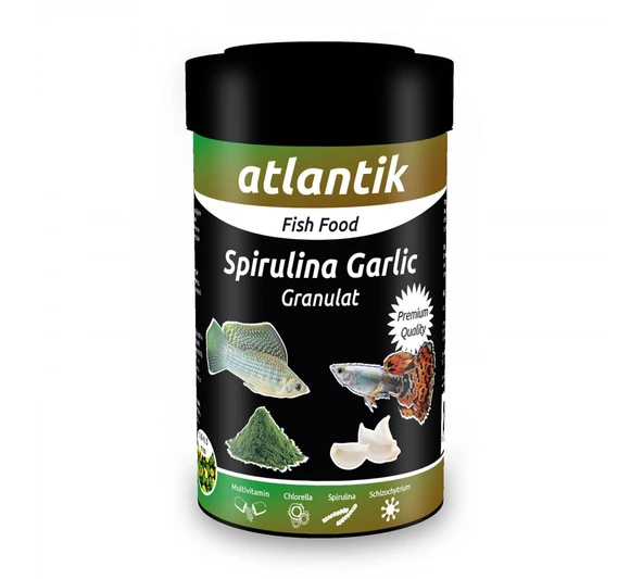 Atlantik Spirulina Garlic Granulat 100 Ml ürün görseli 1