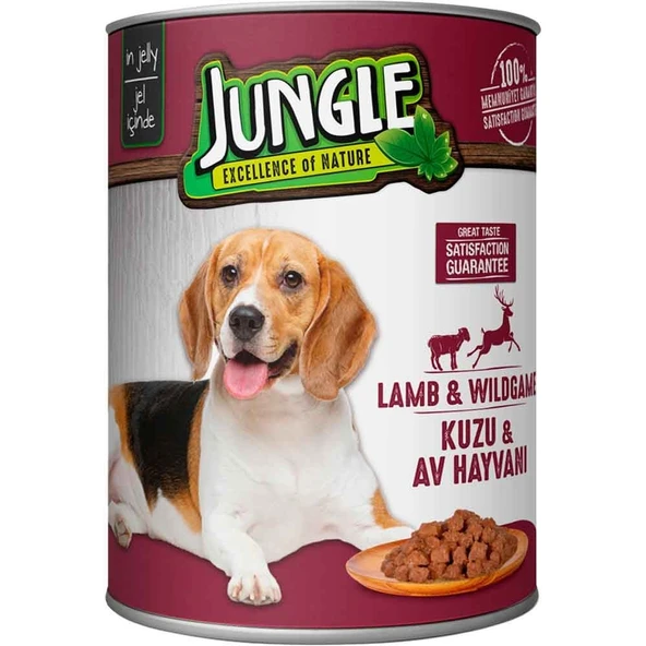 Jungle Köpek Kuzu Etli Konserve 415 Gr ürün görseli 1