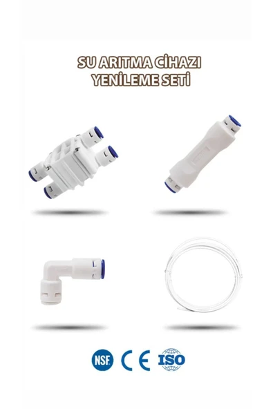 WaterMelon  Su Arıtma Cihazı Yenileme Ve Bakım Kiti Shut Off - Flow - Valfe ürün görseli 1