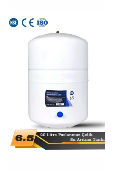 WaterMelon  Su Arıtma Cihazı Nsf Onaylı Metal Genleşme Tankı (20 Litre) ürün görseli 1