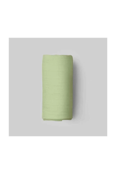 Çift Kişilik Lastikli Açık Yeşil Çarşaf 160 x 200 ürün görseli 1