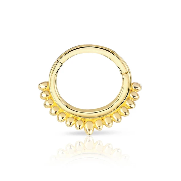 Damla Top Toplu Altın Helix Piercing ürün görseli 1