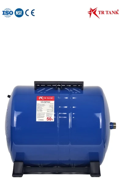 WaterMelon  Trtank Profesyonel 50 Litre Yatay Ayaklı Nsf Membranlı Hidrofor Genleşme Tankı ürün görseli 1