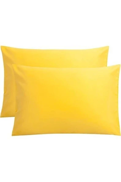 Düz Pamuklu 2'li Yastık Kılıfı 50x70 Cm ürün görseli 1