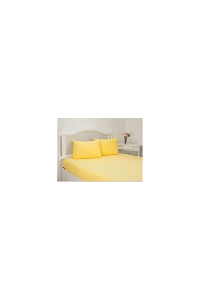 Çift Kişilik Penye Lastikli Çarşaf-160 X 200 Cmsarı ürün görseli 1