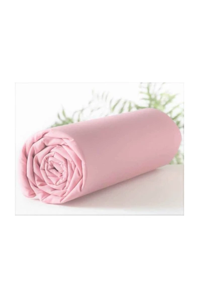 Lastikli Pembe Çarşaf ürün görseli 1