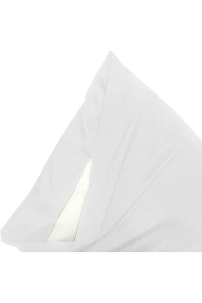 %100 Pamuklu Ranforce Yastık Kılıfı -beyaz - 2'li Set 50x70 ürün görseli 1