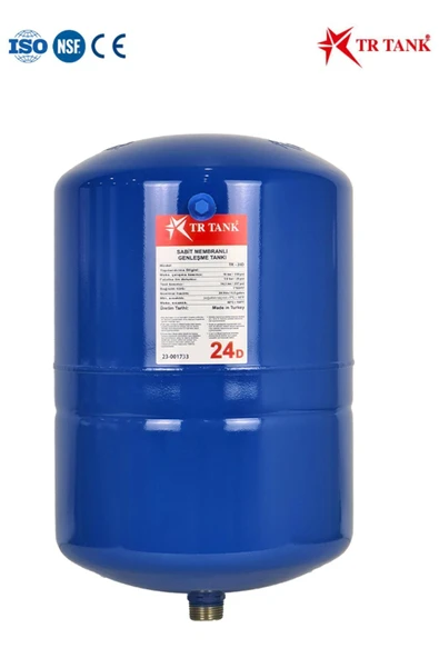 WaterMelon  Trtank Profesyonel 24 Litre Dikey Ayaklı Nsf Membranlı Hidrofor Genleşme Tankı ürün görseli 1