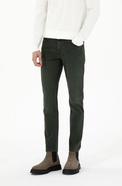 Captiva Regular Fit Likralı Erkek Örme Jean Pantolon-6932 ürün görseli 1
