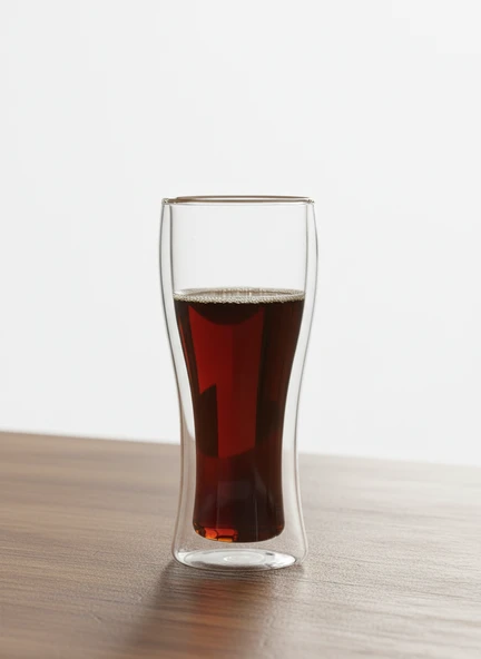 Meşrubat Bardağı Çift Cidarlı Bira Bardağı 420 ml ürün görseli 1