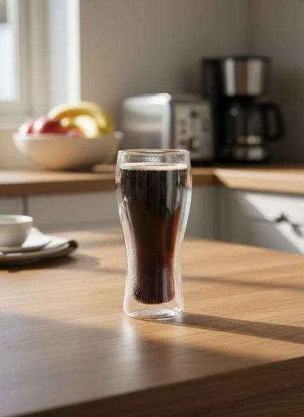 Meşrubat Bardağı Çift Cidarlı Bira Bardağı 420 ml - Resim 2