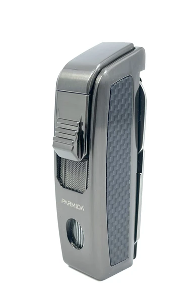 Parmida Puro Makaslı Jet Alev Puro Çakmağı - Gri ürün görseli 1