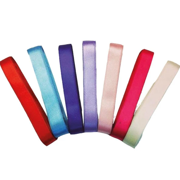 NEDI KURDELE SATEN 10mt 1cm KARISIK 1LI (10857/58/ ürün görseli 1