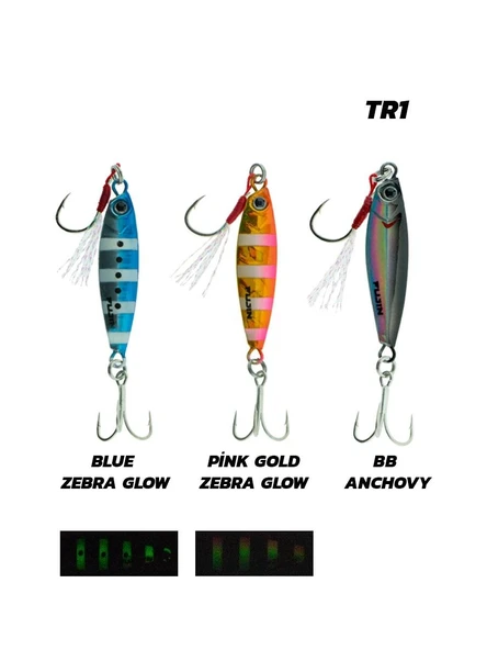 Fujin Jig-X Trio 3lü Micro Jig 10gr TR1 ürün görseli 1
