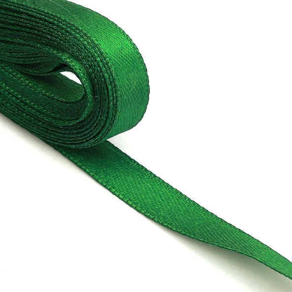 NEDI KURDELE SATEN 1CM 10MT YESIL ürün görseli 1