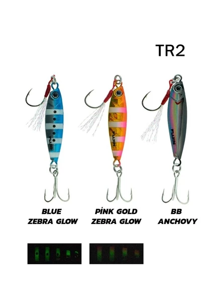 Fujin Jig-X Trio 3lü Micro Jig Yem  TR2 20 Gr ürün görseli 1