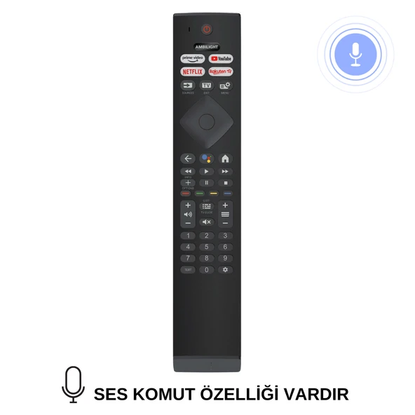 (SES KOMUTLU) PHILIPS PH-V11 LCD LED TV KUMANDASI ürün görseli 1