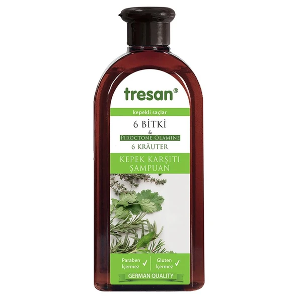 Tresan 6 Bitki Şampuan 300 ml Kepek Karşıtı ürün görseli 1