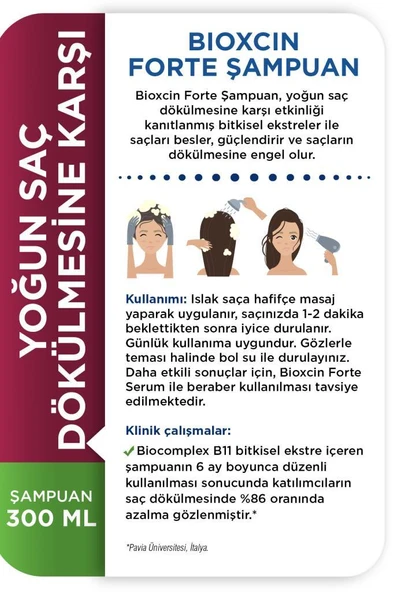 Bioxcin Forte Şampuan 300 ml - Resim 4